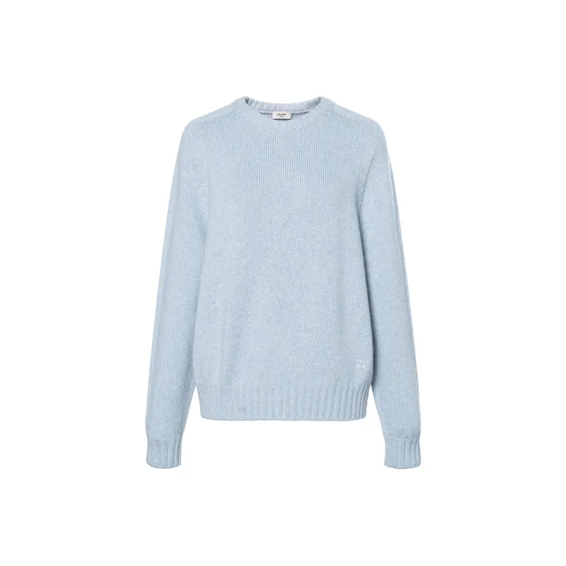 CELINE Loose Fit Sweater Women's Blue-0