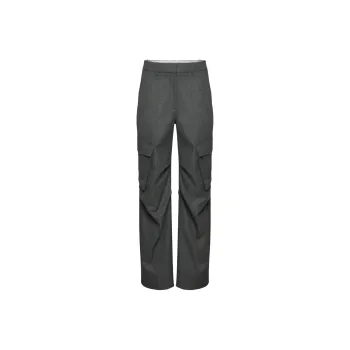 ARITZIA Wilfred Nellie Cargo Pant Cargo Pants Women's Heather Charcoal/Stone Phoebe Zhennan Charcoal