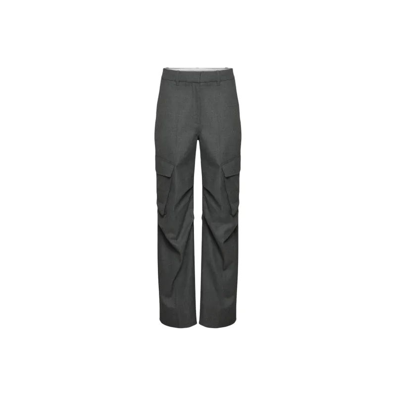 ARITZIA Wilfred Nellie Cargo Pant Cargo Pants Women's Heather Charcoal/Stone Phoebe Zhennan Charcoal-0