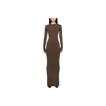 Entire Studios Long-Sleeved Dresses Women's Brown