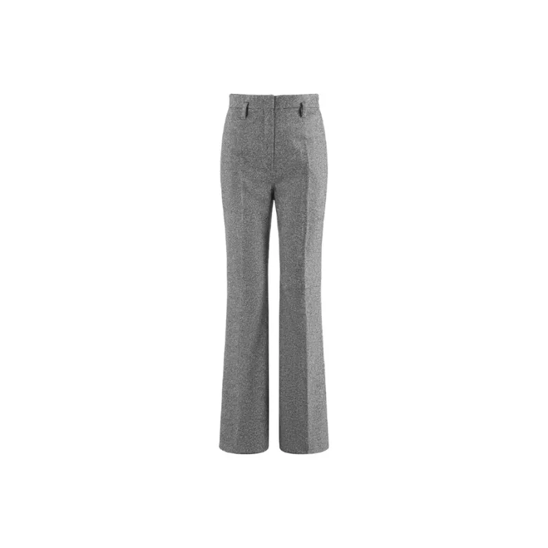 MaxMara Studio Suit Trouser Women's Mixed Gray-0