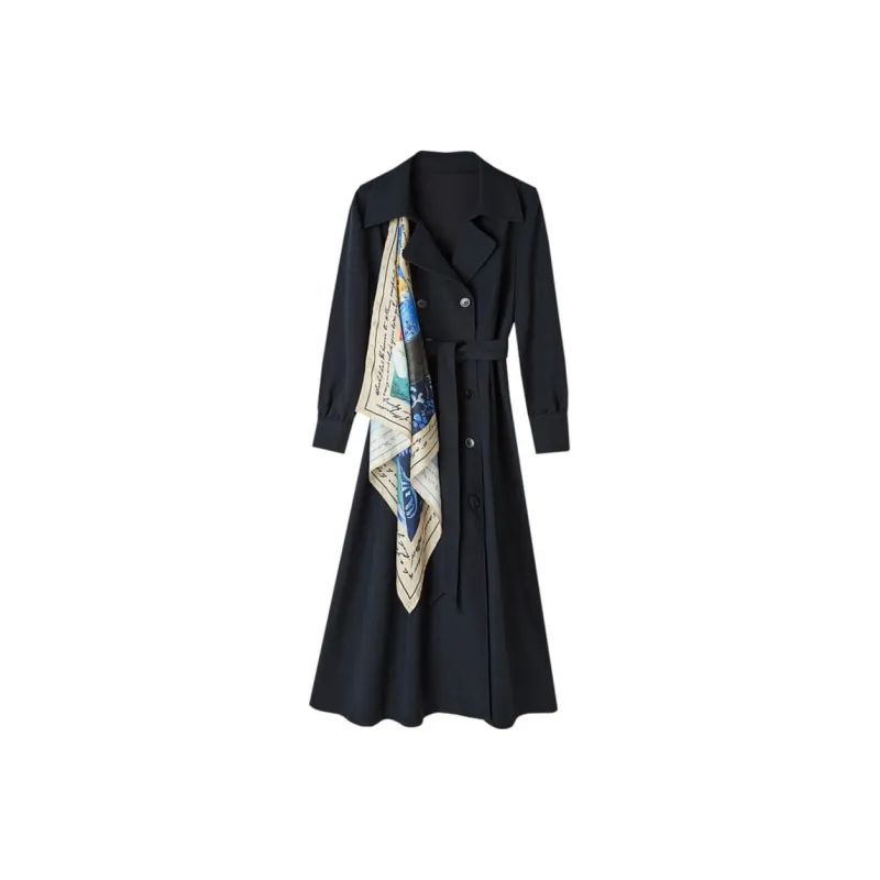 Dme Long Sleeved Dresses Women's Navy Blue-0