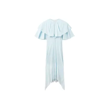 Stella McCartney Layered Semi sheer Midi Dress