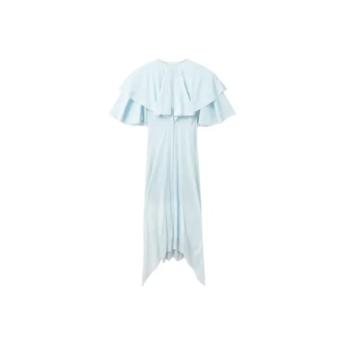 Stella McCartney Layered Semi sheer Midi Dress