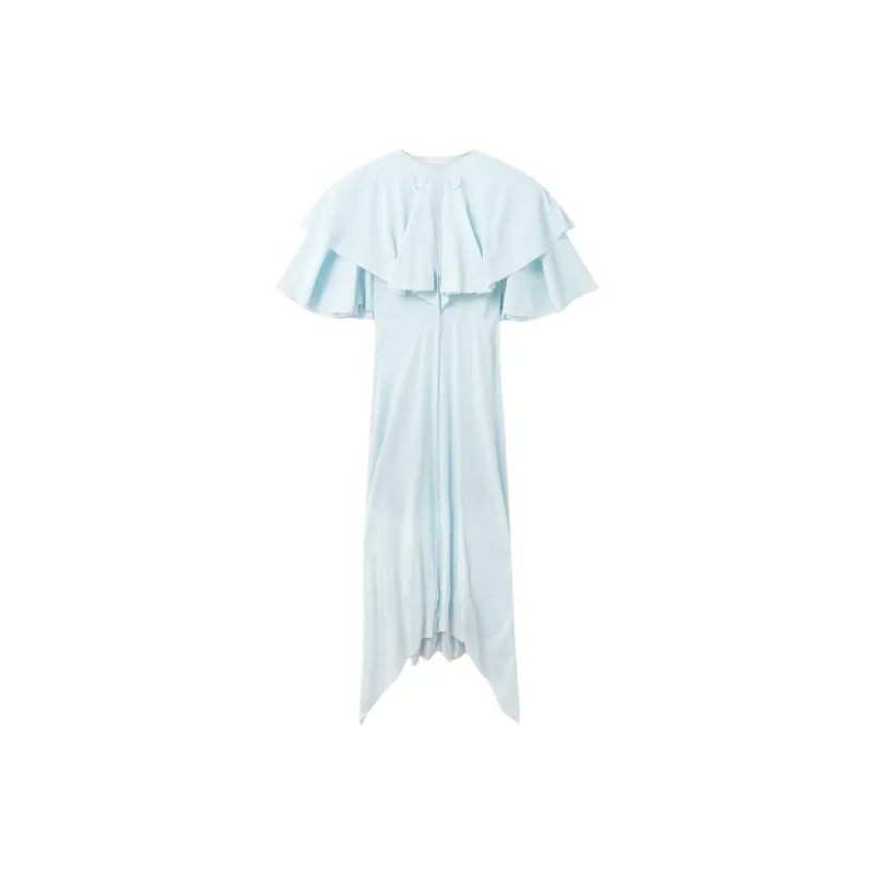 Stella McCartney Layered Semi sheer Midi Dress-0
