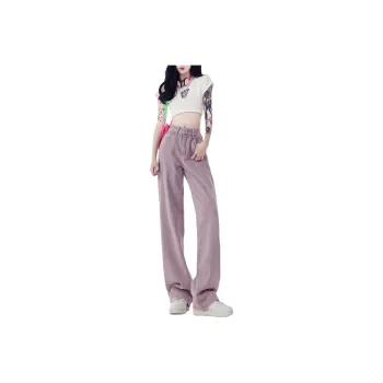 ZNZX Jeans Women's Purple Potato Color