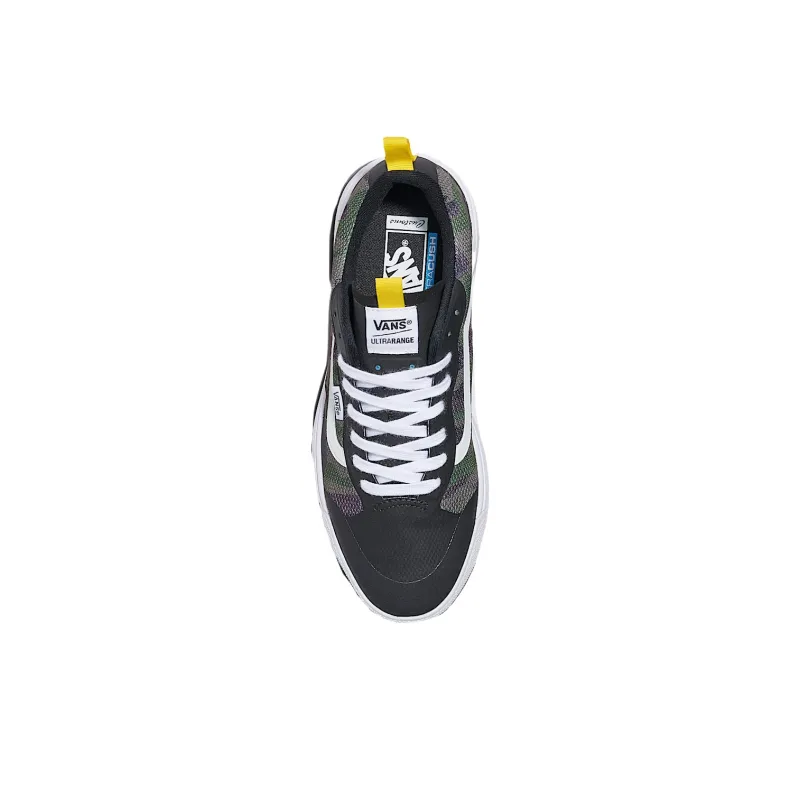 Vans Customs Anti Slip Wear Resistant Low Top Casual Shoes Unisex Black Green-2