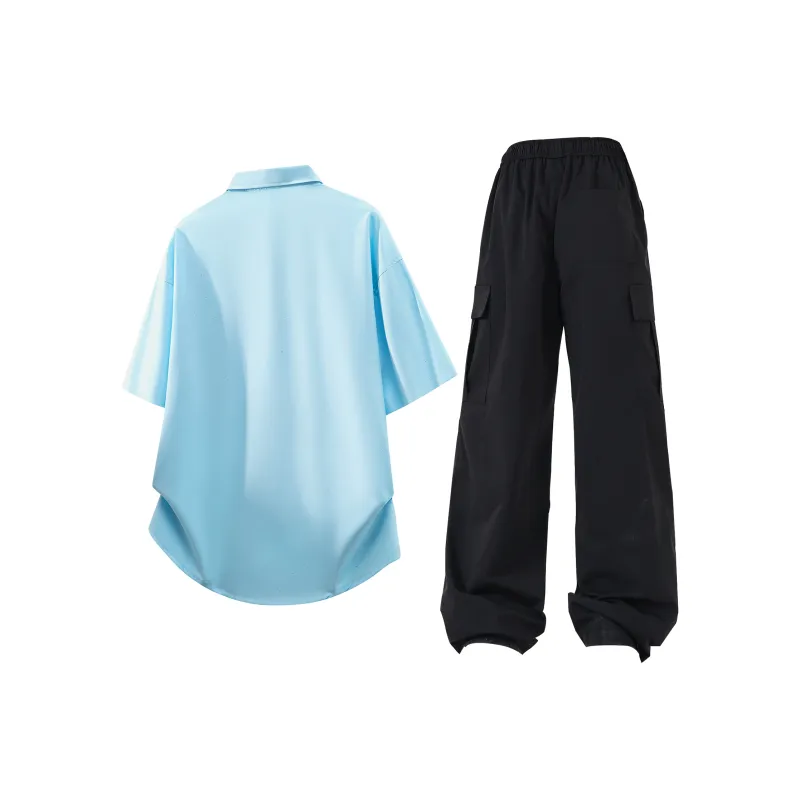 OPOX Shirt Matching Sets Unisex-5