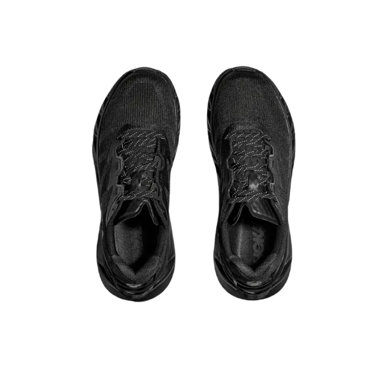 HOKA ONE ONE Elevon 2 Cushioning Slip Resistant Low Top Running Shoes Unisex Black-4