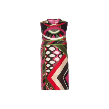 EMILIO PUCCI Vivara print Silk Minidress