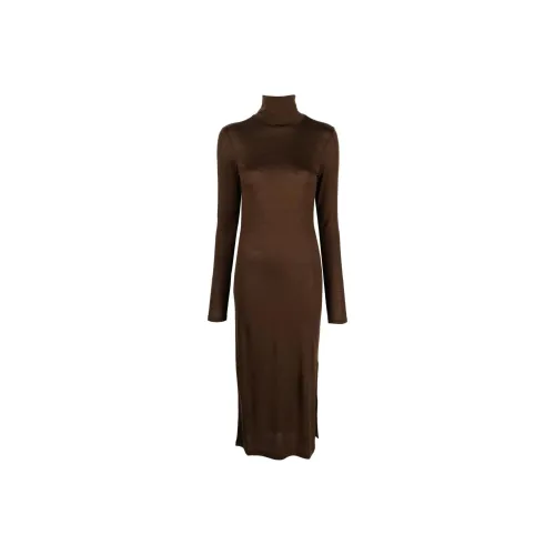 Polo Ralph Lauren Long-Sleeved Dresses Women's Reddish Brown
