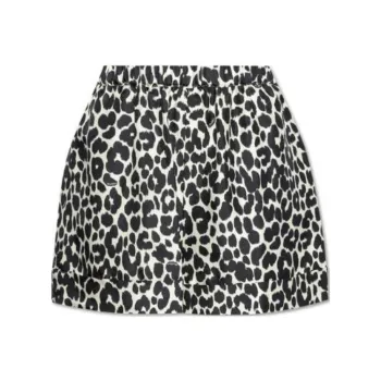 MaxMara Alcool Leopard Print Shorts