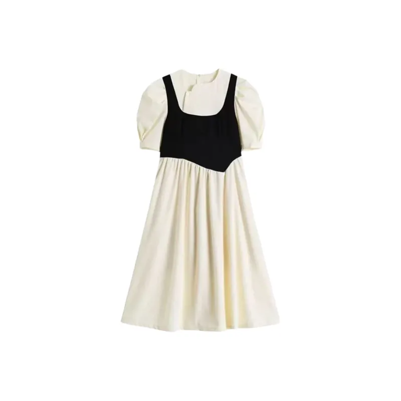 PLAY BUSH Short Sleeved Dress Women's Image Color-0