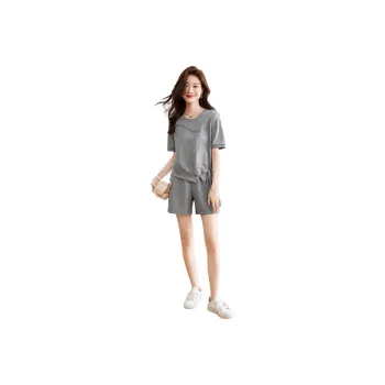 Mo Han Yi Mei Casual Suit Women's Heather Gray