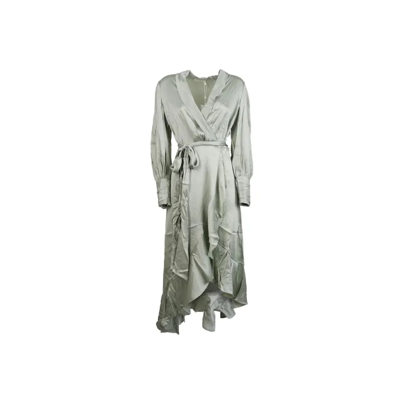 Zimmermann Long-Sleeved Dresses Women's Green-0