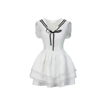 CZMO Short Sleeved Dress Women's White