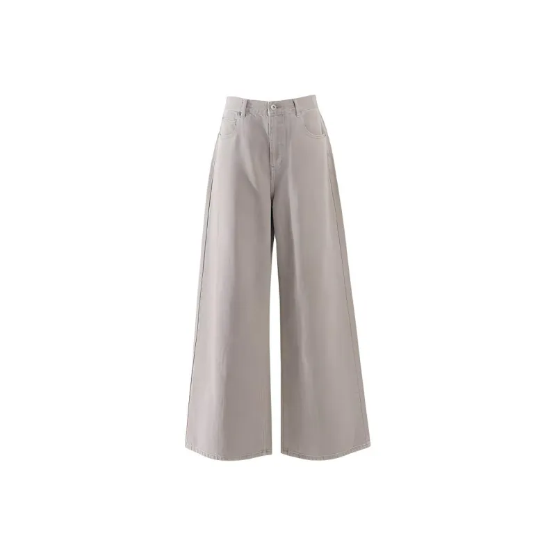 Wen Shan Jeans Women's Gray Wood Tone-0