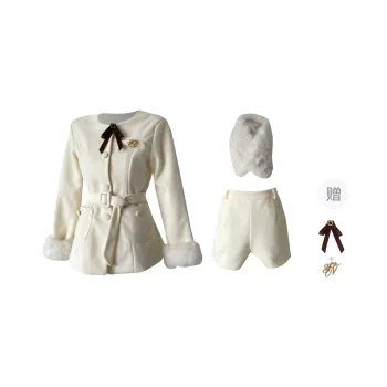 CPAURA Casual Suit Women's Apricot