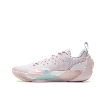 LiNing Full City 13 Cushioning, Slip Resistant, And Breathable Low Top Basketball Shoes Men's Plain Purple Pink
