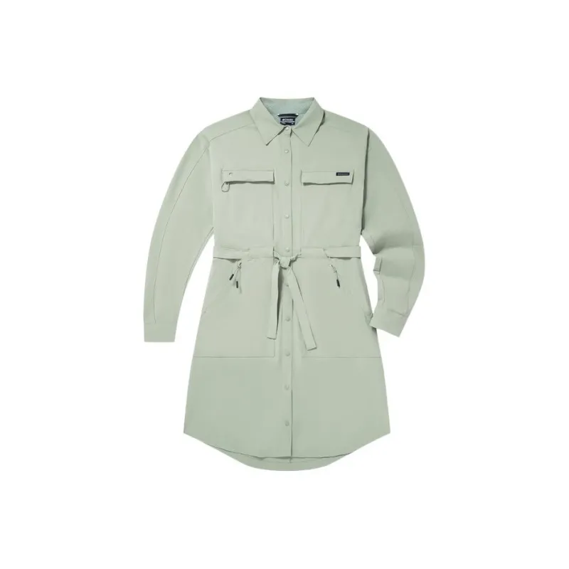 Columbia Long Sleeved Dresses Women's Green-0