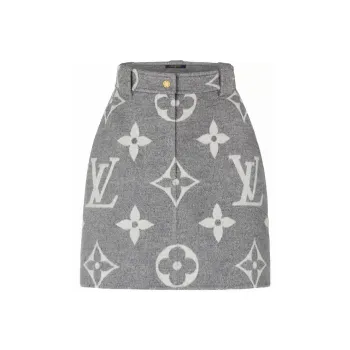 LOUIS VUITTON Skirt Women's Gray