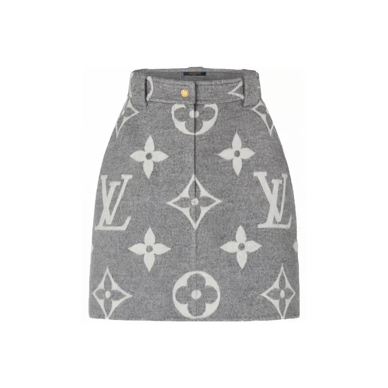 LOUIS VUITTON Skirt Women's Gray-0