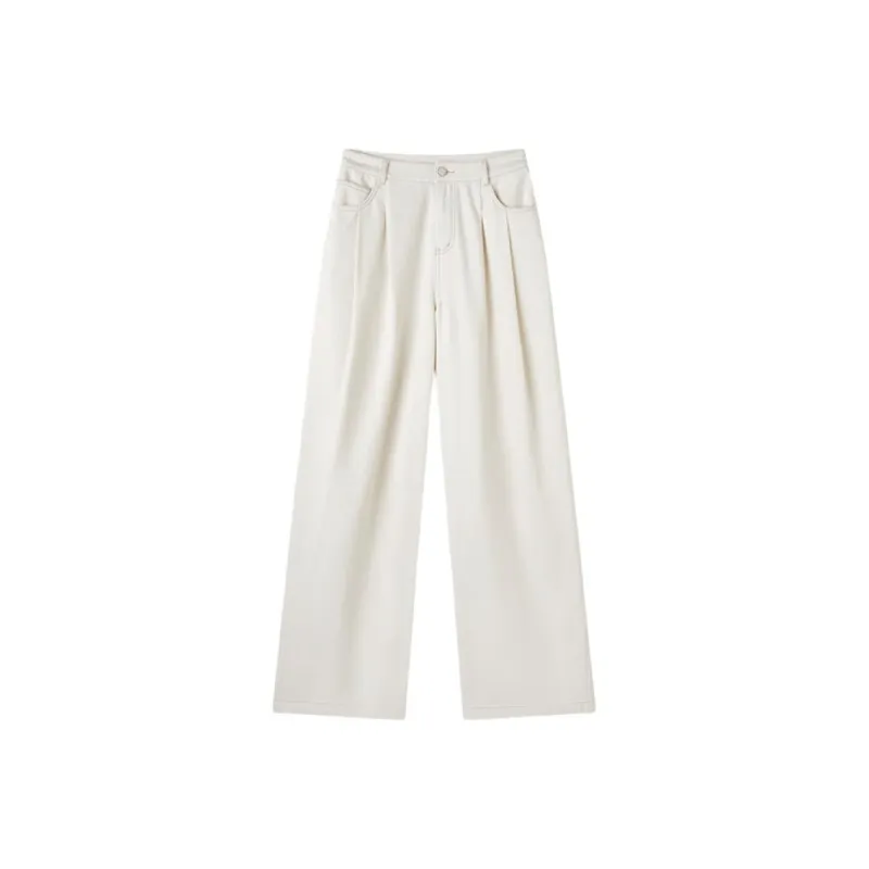 TKY SHOP Jeans Women's Simple White-0
