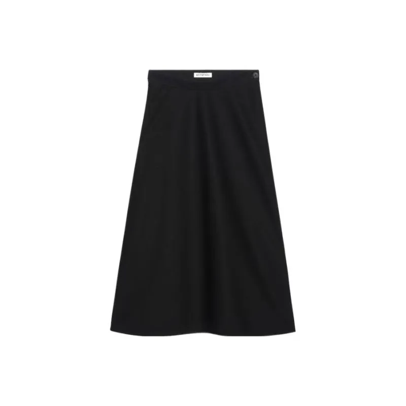Balenciaga Casual Long Skirts Women's Black-0