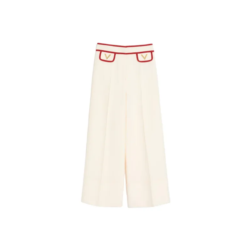 Valentino Crepe Couture Trousers-0
