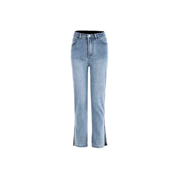Wen Shan Jeans Women's Light Blue