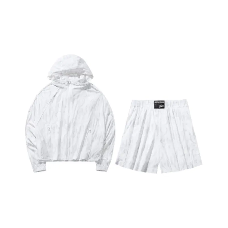 Anta Life Collection Casual Suit Women's Snowflake White-0
