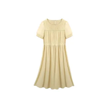 A Paradise For Awakening Short Sleeved Dress Women's Green