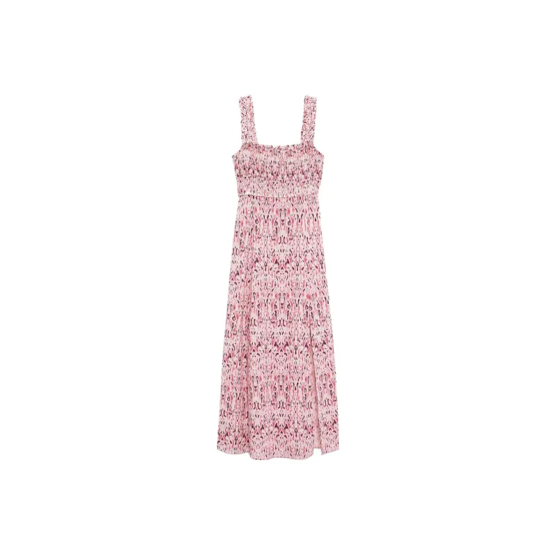 ZARA Slip Dresses Women's Red-0