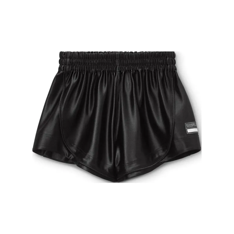 Alexander Wang Logo tag Cotton Track Shorts-0