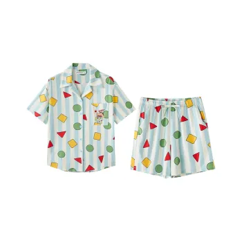 QINZUIMAO x Crayon Shinchan Pajama Set Women's