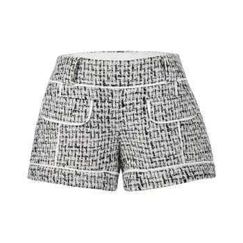 NAWS Casual Shorts Women's French Black/White