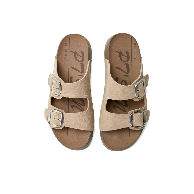 PT'SON Rubber Sole Abrasion Resistant Slide Slippers Women's-9