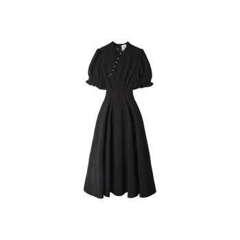 JINYE ORIENTAL Short Sleeved Dresses Women's Jet Black