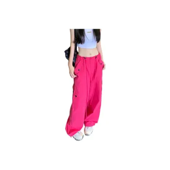 JASONWOOD Cargo Pants Women's Rose Red