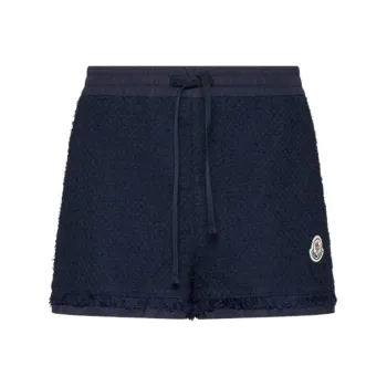 Moncler Logo patch Tweed Shorts