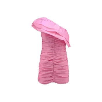 Rotate One shoulder Ruffled Minidress