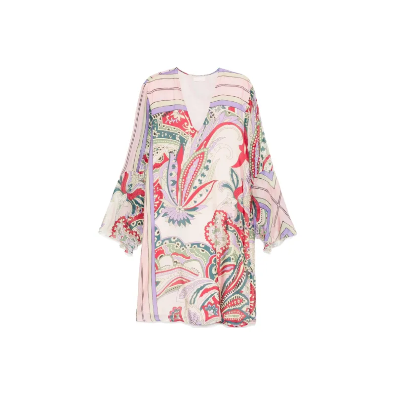 LIU·JO UOMO SS25 Long Sleeved Dress Women's Light Pink-0