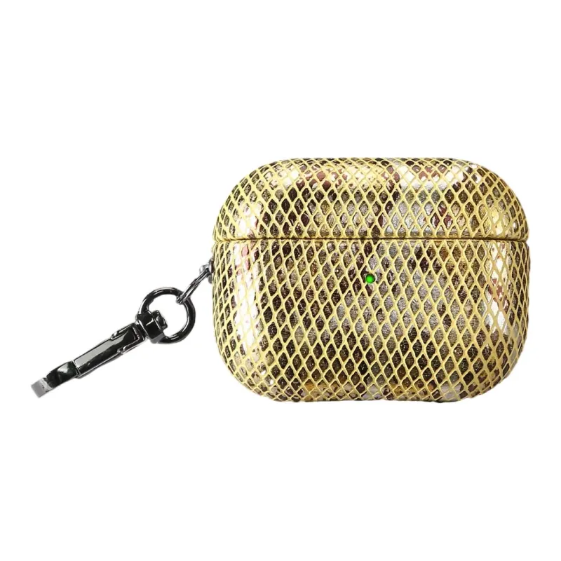 Baohuguang Compatibility Apple AirPods 1/2/3/4/Pro/Pro 2 PC Fashion Minimalist Style Snakeskin Print Headphone Cases-14