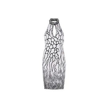 Just Cavalli Sleeveless Dresses Women's White
