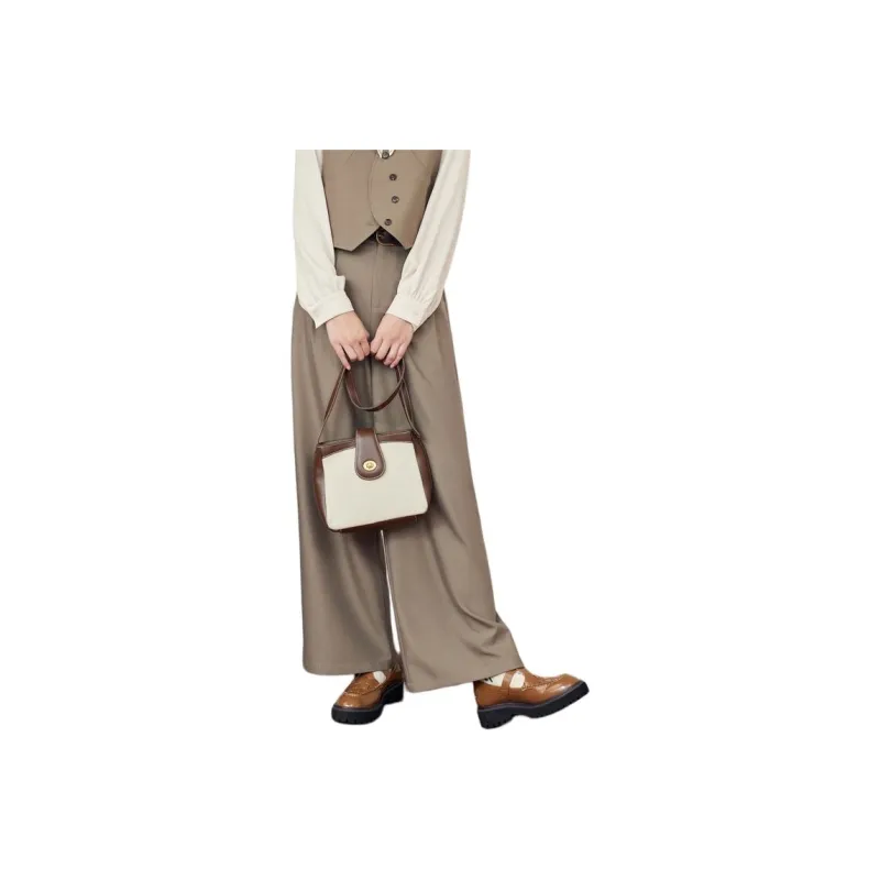 ZIHAN SS24 Suit Trouser Women's Coffee-0