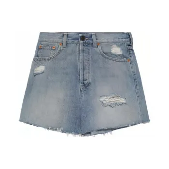 GUCCI Eco washed Denim Shorts