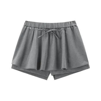 LEDIN Casual Shorts Women's Tin Gray In Stock