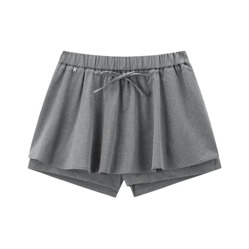LEDIN Casual Shorts Women's Tin Gray In Stock