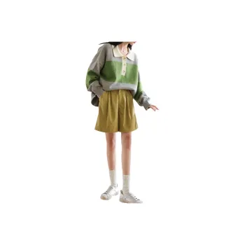 Demana Casual Shorts Women's Withered Grass Green