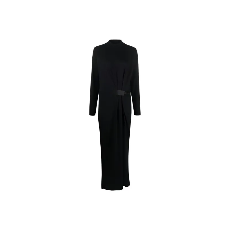 MSGM Long Sleeved Dresses Women's Black-0